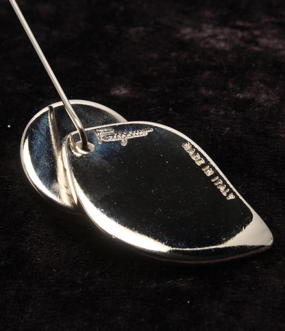 美品 サルヴァトーレフェラガモ ピンブローチ フェイクパール レディース Salvatore Ferragamo