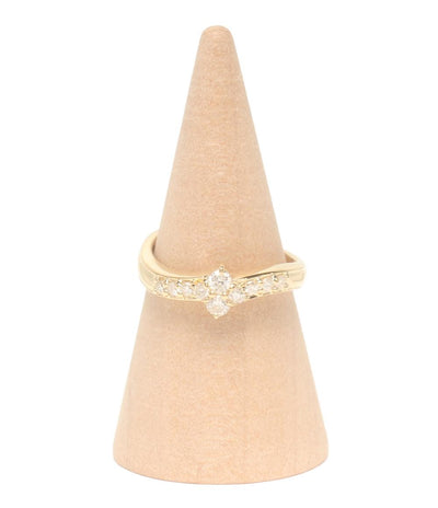 美品 リング 指輪 K18 ダイヤ0.30ct レディース