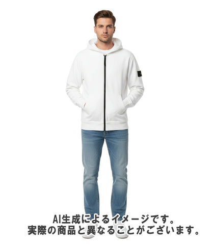 STONE ISLAND ジップアップパーカー ロゴ スウェット インポート S 781563650 メンズ SIZE S ストーンアイランド