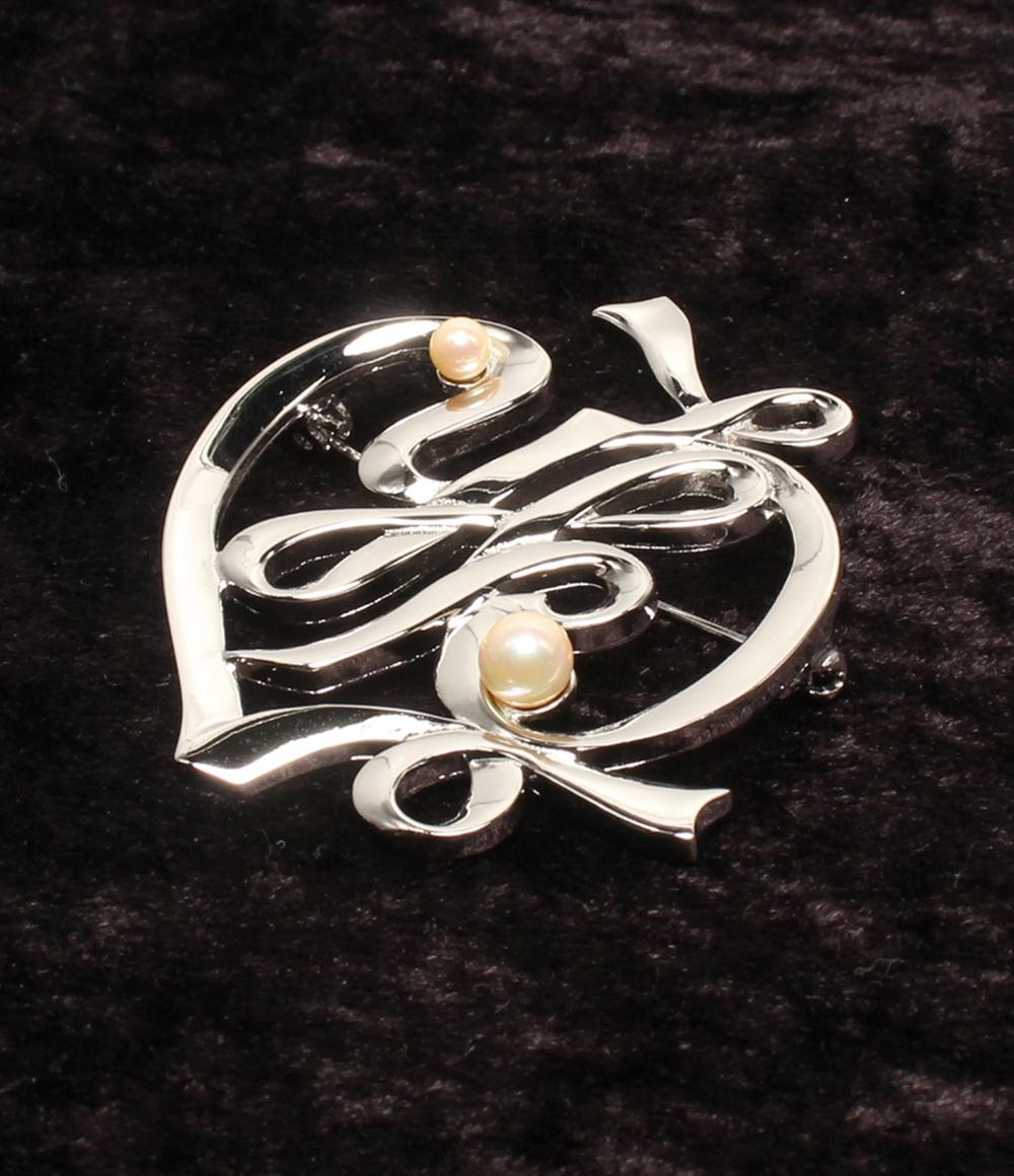 美品 ユミ カツラ ブローチ ハートモチーフ 2点セット レディース YUMI KATSURA