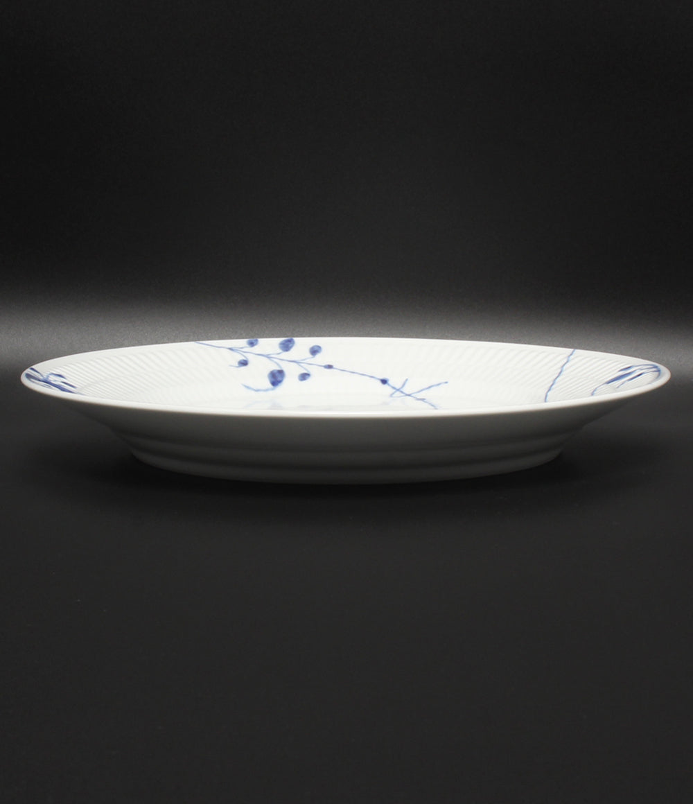 美品 Royal Copenhagen プレート 皿 27cm ブルーフルーテッド メガ ロイヤルコペンハーゲン