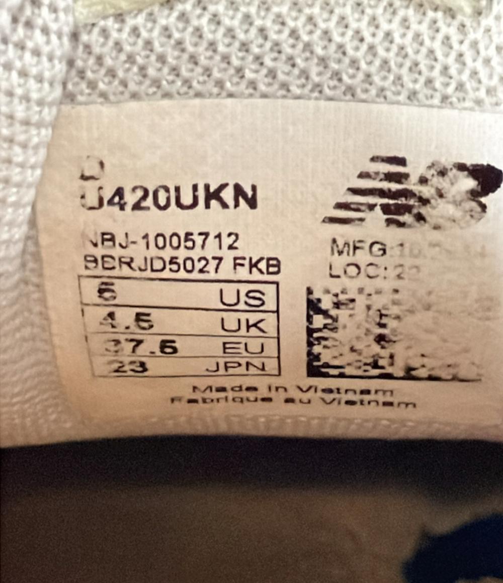 ニューバランス ローカットスニーカー U420UKN レディース SIZE 23.0 (M) NEW BALANCE