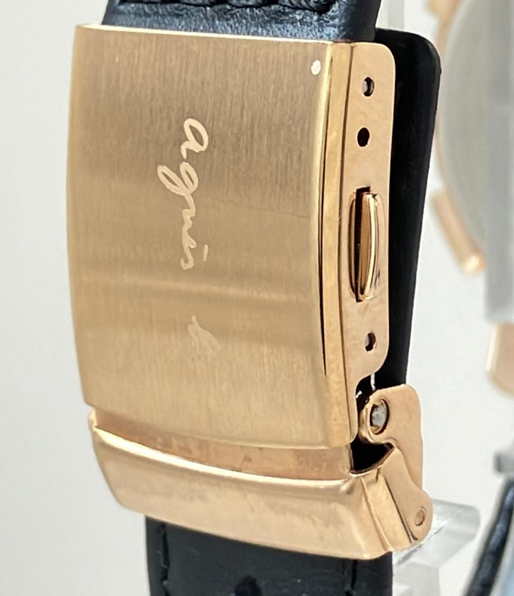 アニエスベー 腕時計 クオーツ VD53-KXE0 ユニセックス agnes b