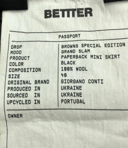 美品 ベター ミニスカート レディース SIZE 40 (XL) BETTER