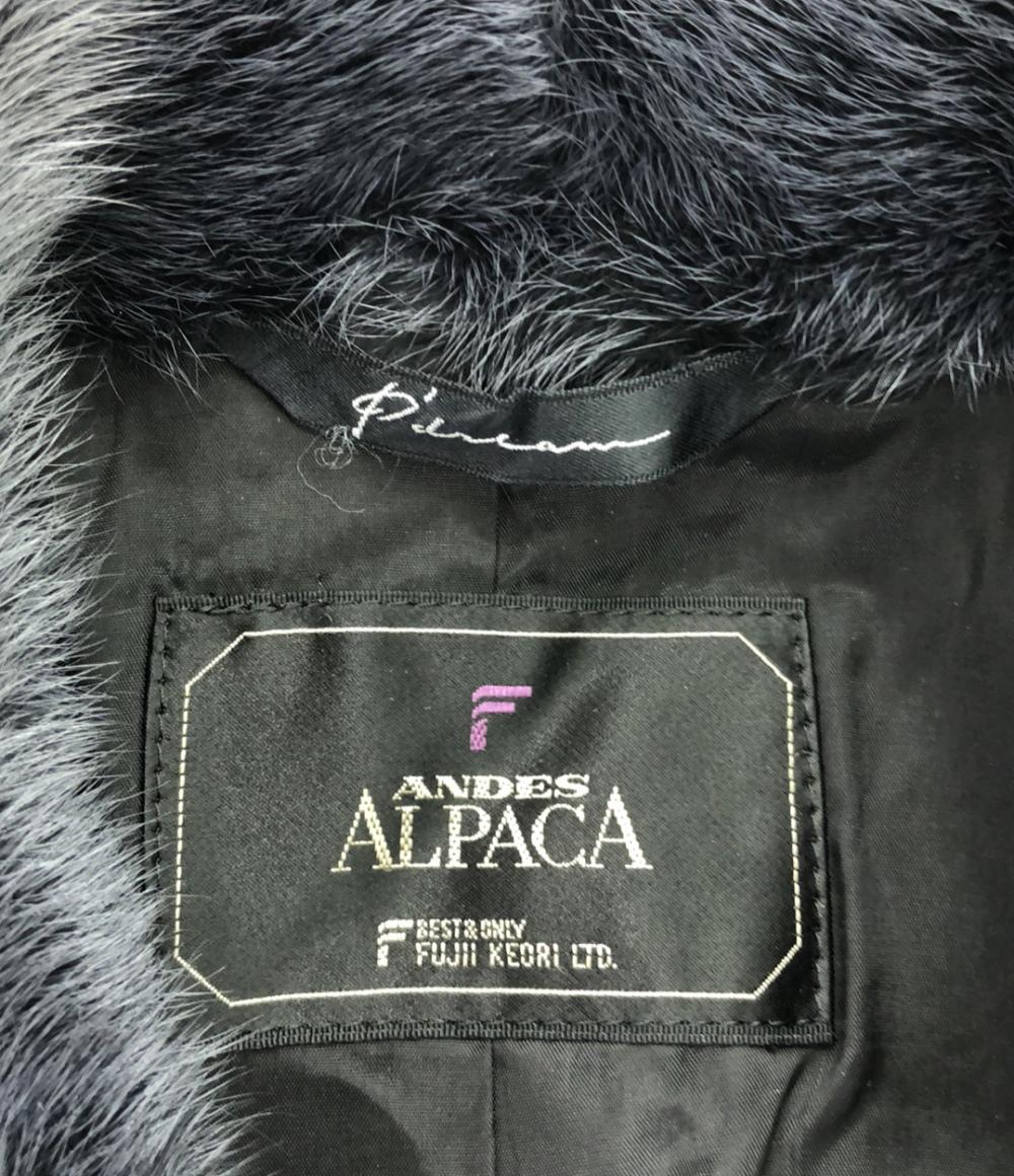 ALPACA リアルファーコート レディース SIZE M〜L アルパカ