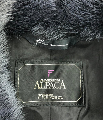 ALPACA リアルファーコート レディース SIZE M〜L アルパカ