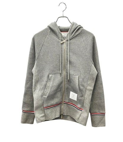 THOM BROWNE パーカー チャンキーワッフル ジップアップ インポート メンズ SIZE 1 (S) トムブラウン