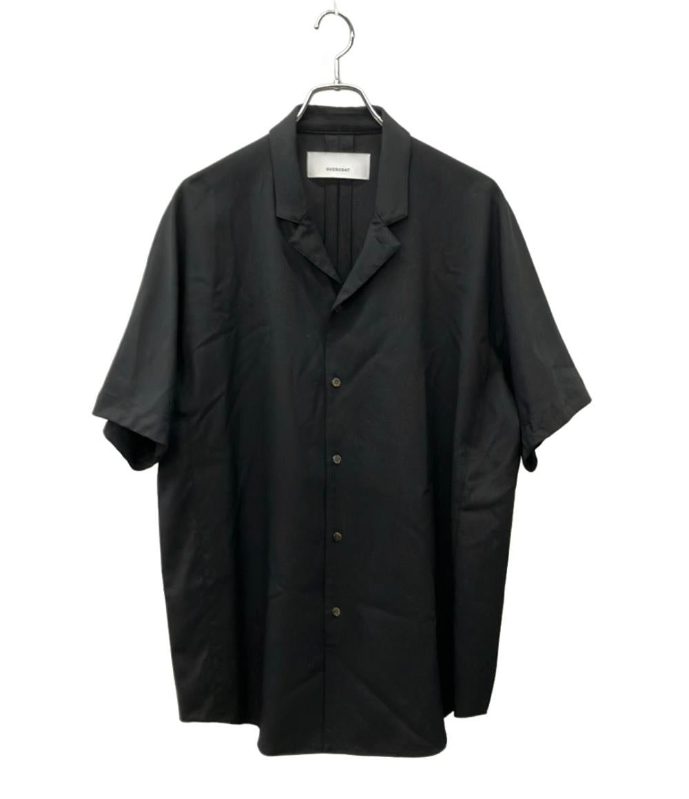 OVERCOAT 半袖シャツ Short Sleeve Shirt 7 ウール100% S25T05S-NKWS メンズ SIZE M オーバーコート