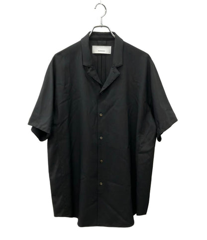 OVERCOAT 半袖シャツ Short Sleeve Shirt 7 ウール100% S25T05S-NKWS メンズ SIZE M オーバーコート