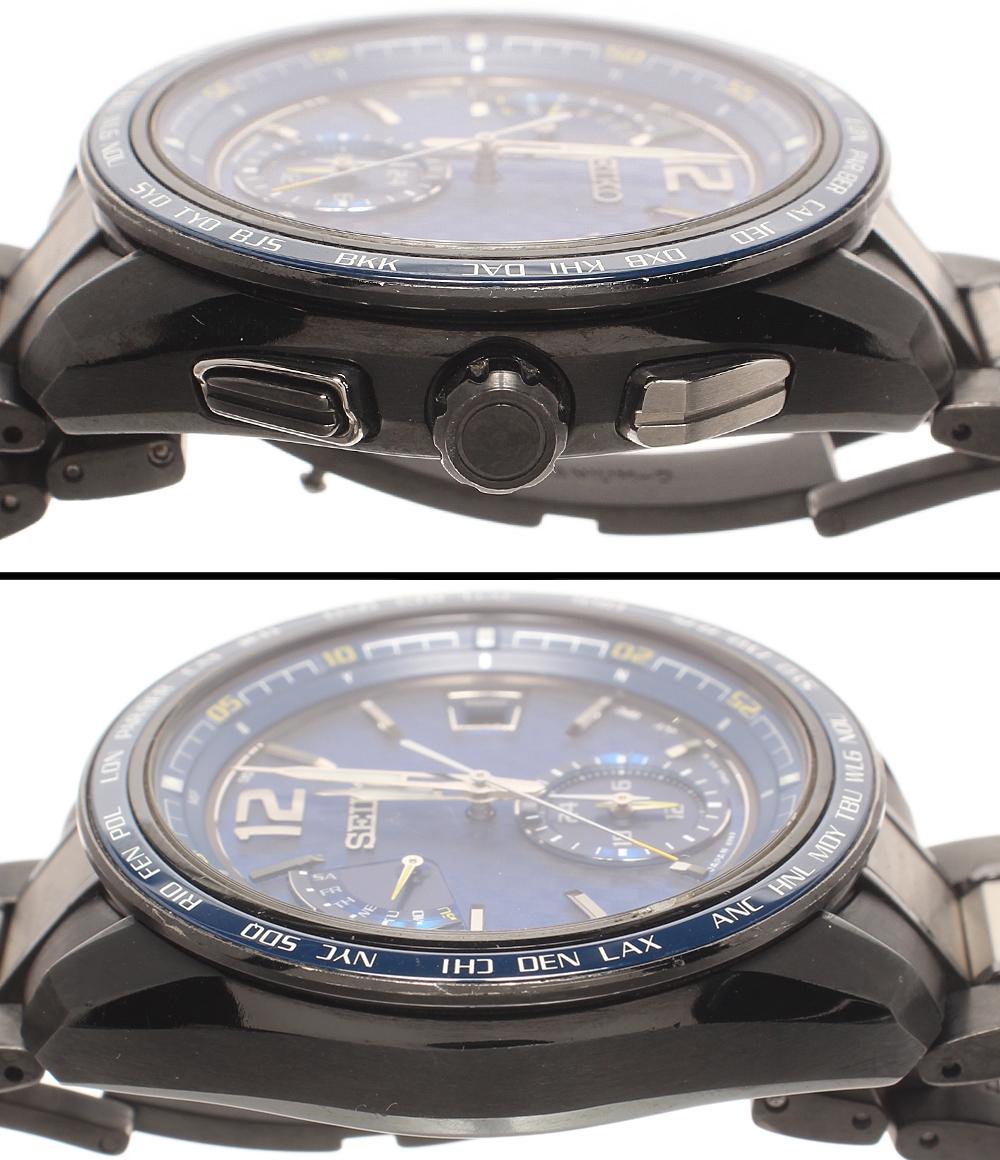 SEIKO 腕時計 ブライツ Brightz ソーラー ブルー 8B63-0AS0 メンズ