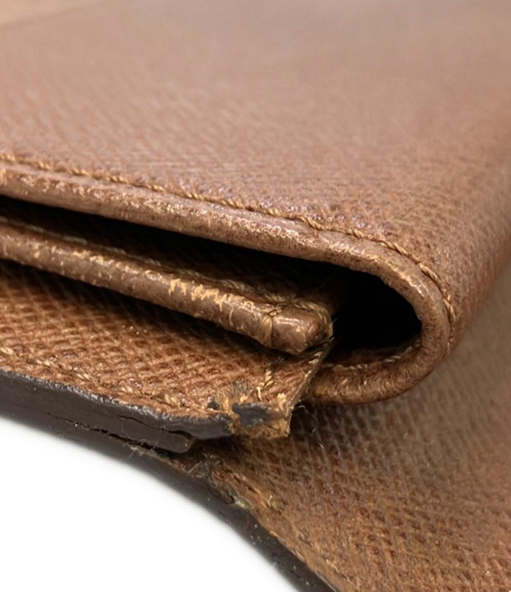 ルイ・ヴィトン 三つ折り長財布 ポルトトレゾール インターナショナル モノグラム M61215 レディース LOUIS VUITTON