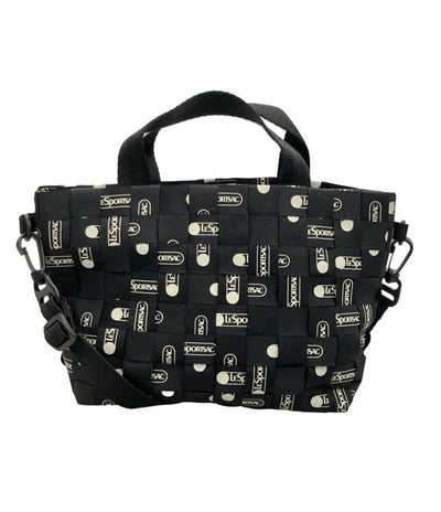 美品 LeSportsac ハンドバッグ ショルダーバッグ 2WAY 斜め掛け ナイロン レディース レスポートサック