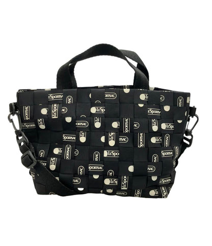 美品 LeSportsac ハンドバッグ ショルダーバッグ 2WAY 斜め掛け ナイロン レディース レスポートサック