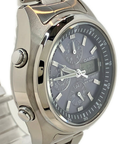 美品 CASIO 腕時計 ウェーブセプター wave cepter ソーラー WVQ-500TDJ メンズ カシオ