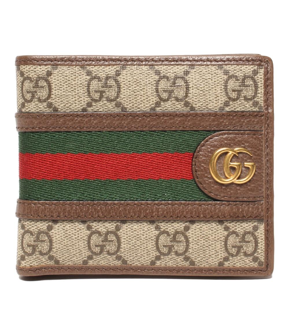 グッチ 二つ折り財布 オフディア 597609 0416 メンズ GUCCI