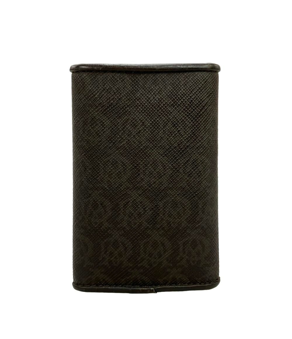 ダンヒル ■美品■ 6連 キーケース 鍵入れ カラビナ レザー シルバー金具 グレー 箱 【509391】11 Dunhill - ダンヒル □美品□ 6連 キーケース 鍵入れ カラビナ レザー