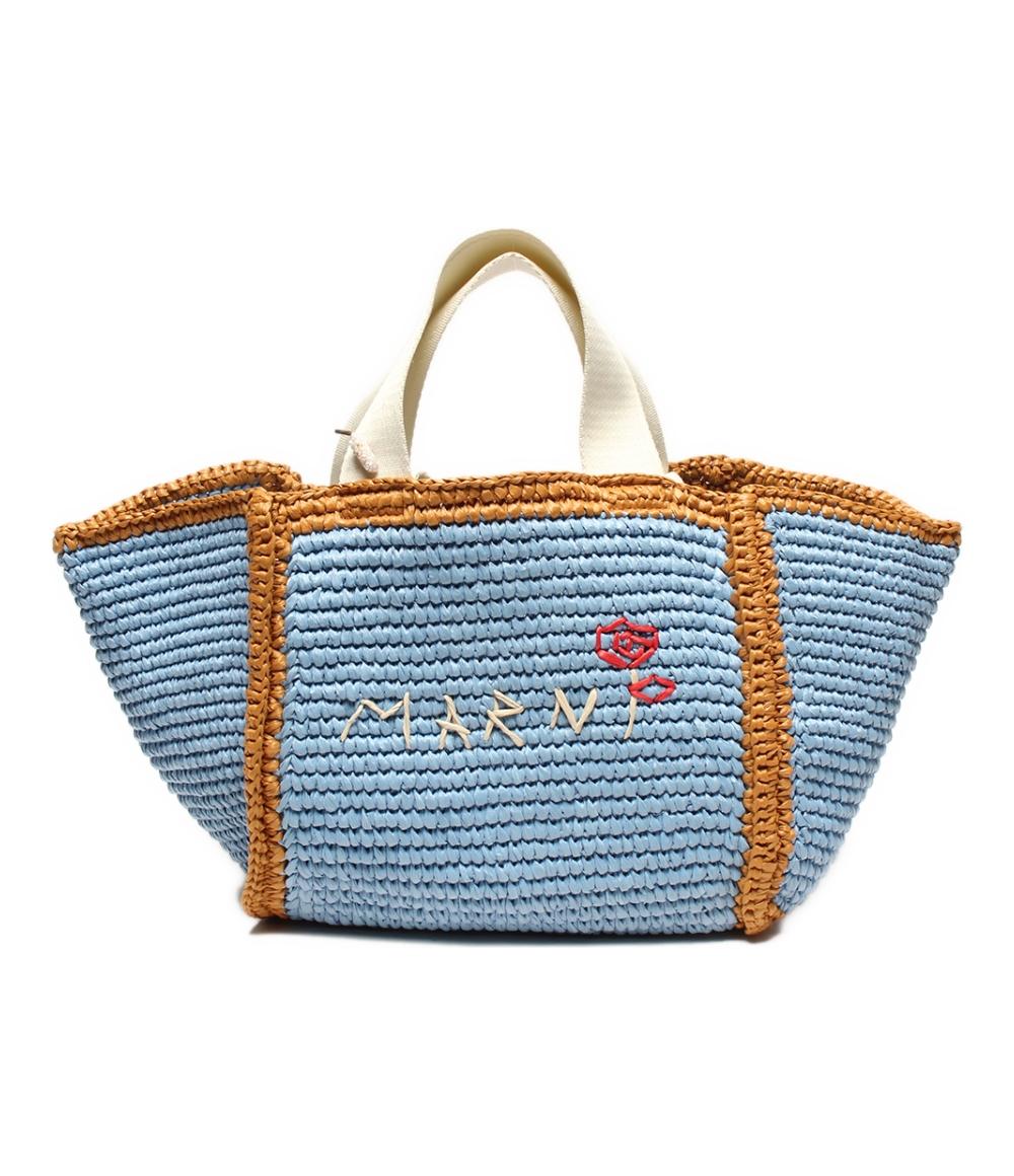 美品 マルニ かごバッグ トートバッグ ショルダーバッグ 肩掛け レディース MARNI