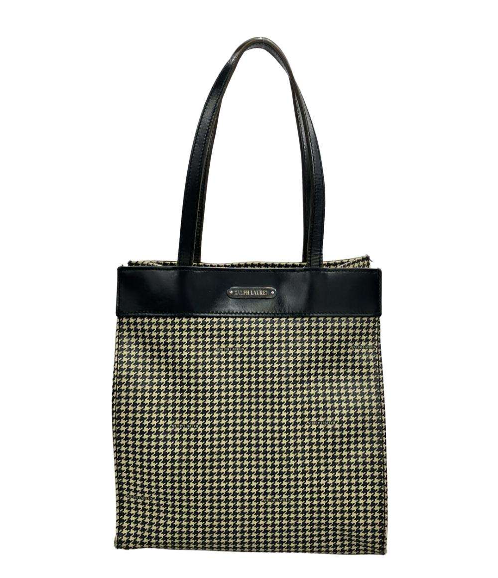 RALPH LAUREN トートバッグ 千鳥格子柄 レディース ラルフローレン