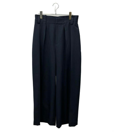 cygne スラックスパンツ ネイビー ハイウエストタックワイド Lara CY2511-04-024 レディース SIZE 1 (S) シーニュ