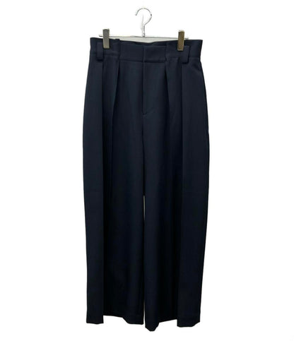 cygne スラックスパンツ ネイビー ハイウエストタックワイド Lara CY2511-04-024 レディース SIZE 1 (S) シーニュ