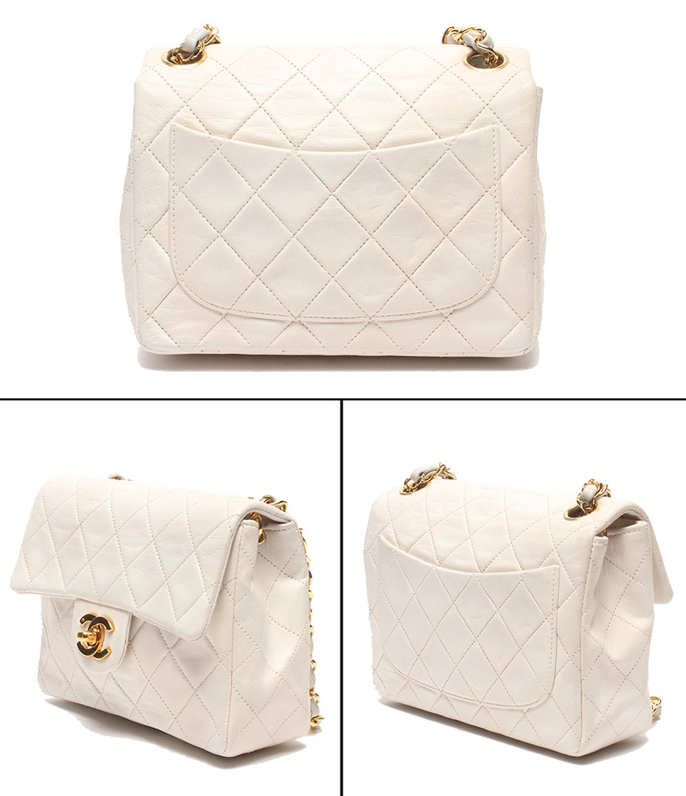 CHANEL チェーンショルダーバッグ 肩掛け 斜め掛け ゴールド金具
