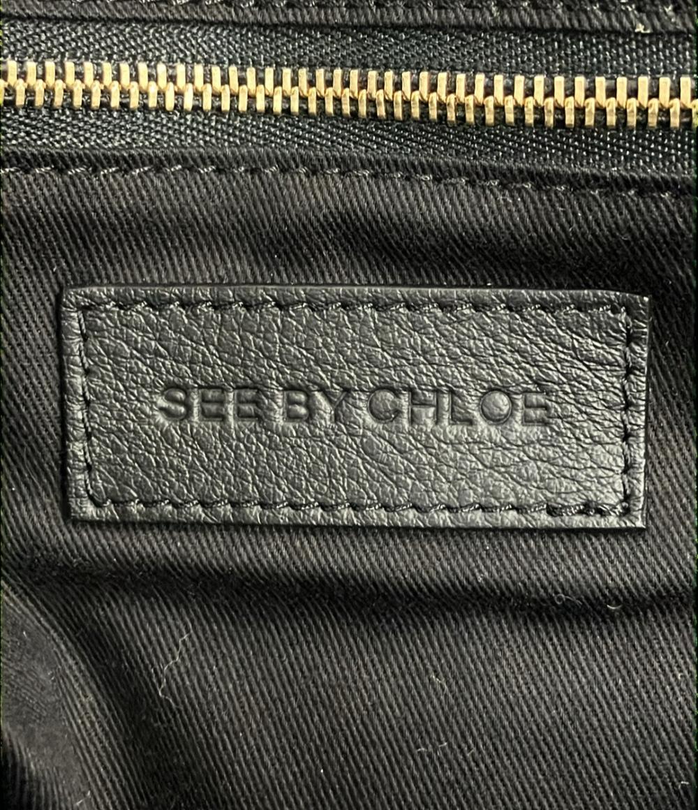 美品 SEE BY CHLOE ハンドバッグ ショルダーバッグ 2WAY 肩掛け レザー