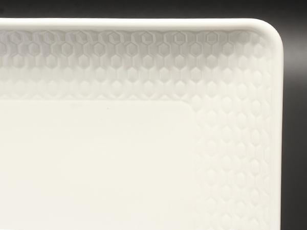 美品 WEDGWOOD ロングトレイ スクエアプレート 皿 21cm ジオ GIO