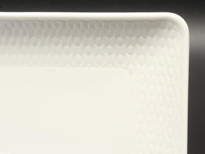 美品 WEDGWOOD ロングトレイ スクエアプレート 皿 21cm ジオ GIO ウエッジウッド