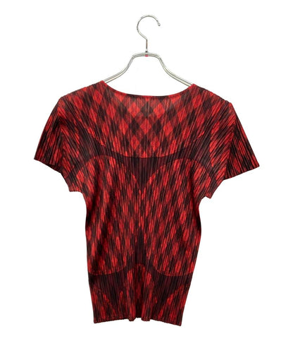 美品 プリーツプリーズ 半袖カットソー レディース SIZE 3 (L) PLEATS PLEASE