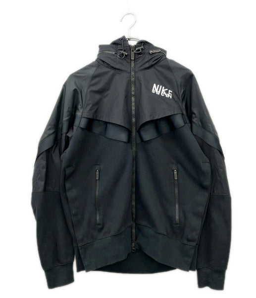 美品Sacai x NIKE 22AWサカイナイキ コラボ　フルジップパーカー Nike x sacai フルジップ パーカー メンズ SIZE M ナイキ×サカイ