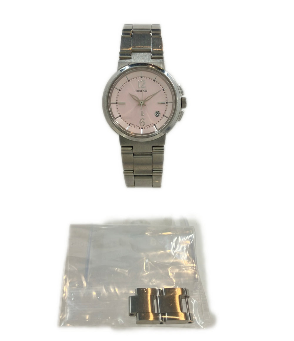 SEIKO 腕時計 lk ルキア クオーツ ピンク 7N82-6E00 レディース セイコー