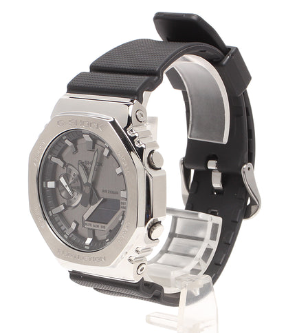 美品 CASIO 腕時計 G-SHOCK クオーツ シルバー GM-2100 メンズ カシオ