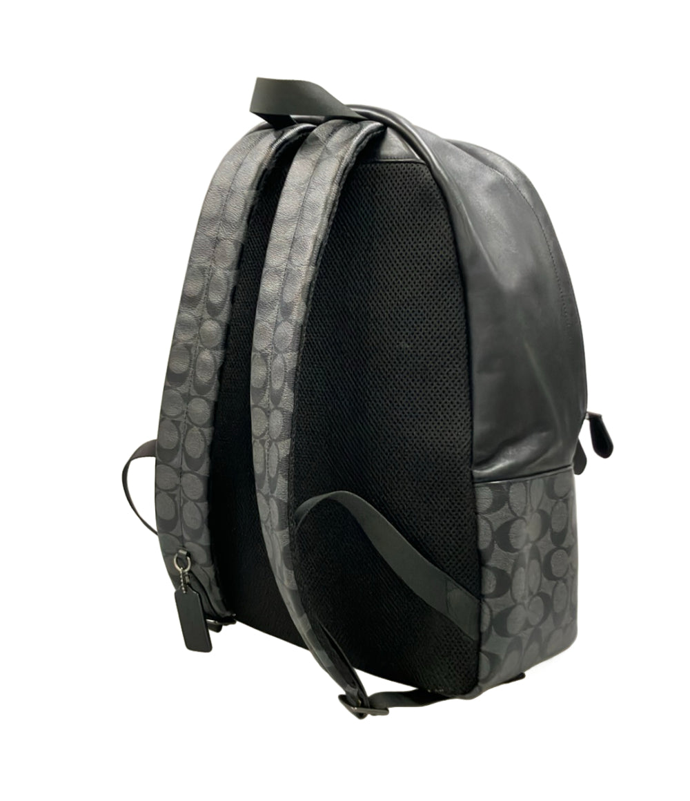 コーチ リュック COACH メンズ レディース シグネチャー バックパック ブラック系 F55398 CQ/BK COACH リュック シグネチャー F55398 メンズ レディース コーチ
