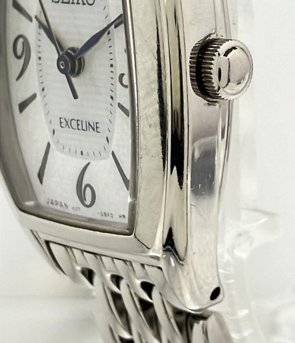 SEIKO 腕時計 エクセリーヌ ソーラー ホワイト V117-0AS0 レディース セイコー