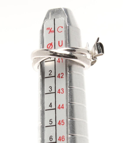 MARY QUANT ピンキーリング 指輪 リボンモチーフ 2連 レディース SIZE 1号 マリークヮント