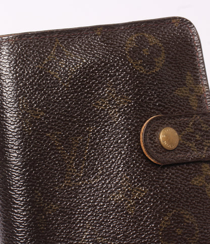 LOUIS VUITTON 二つ折り財布 コンパクト ジップ モノグラム M61667 レディース メンズ ルイ・ヴィトン