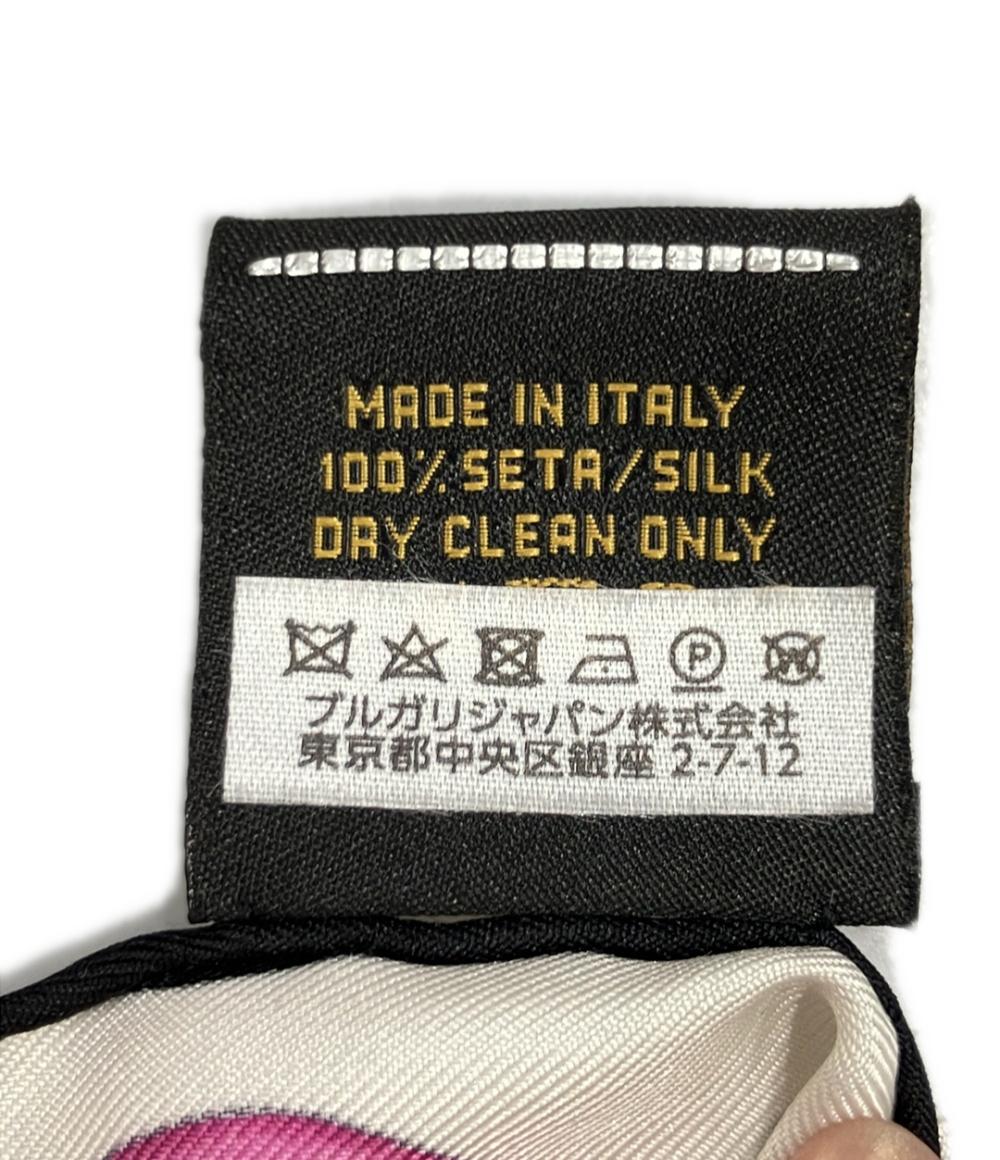 美品 BVLGARI スカーフ シルク100% レディース ブルガリ