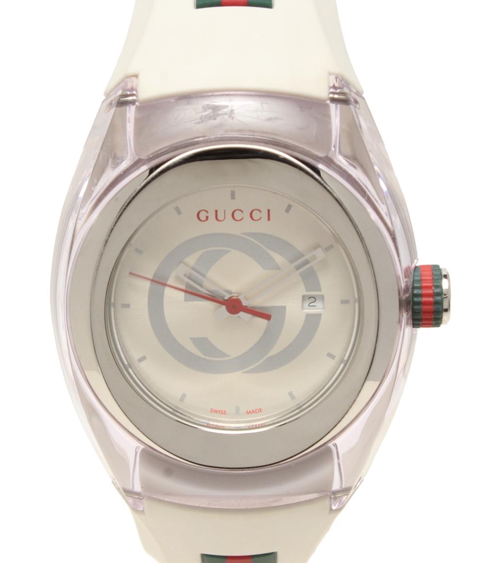 グッチ 腕時計 シンク SYNC クオーツ シルバー YA137302 レディース GUCCI