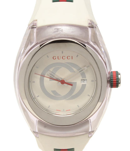 グッチ 腕時計 シンク SYNC クオーツ シルバー YA137302 レディース GUCCI