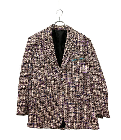 nodress ビジューボタン ツイードジャケット メンズ ノードレス