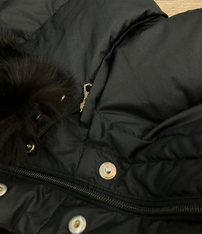MONCLER ロングダウンコート フード ファー付き レディース SIZE 0 (XS) モンクレール