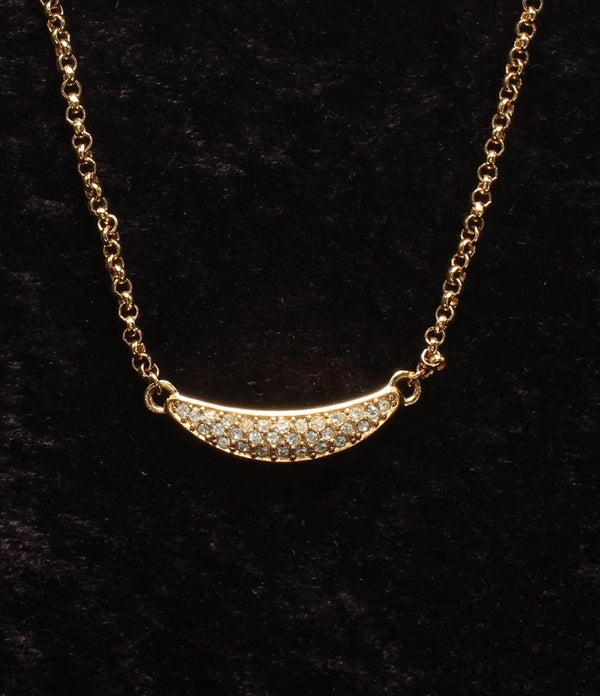 美品 Christian Dior ネックレス ラインストーン レディース クリスチャンディオール