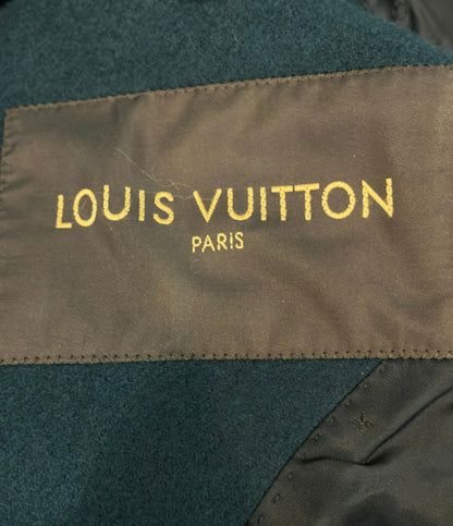LOUIS VUITTON チェスターコート ダークグリーン  ダブルブレスト ベルト付き RM142M H6C21WUFW メンズ SIZE 56 (XXXL) ルイ・ヴィトン