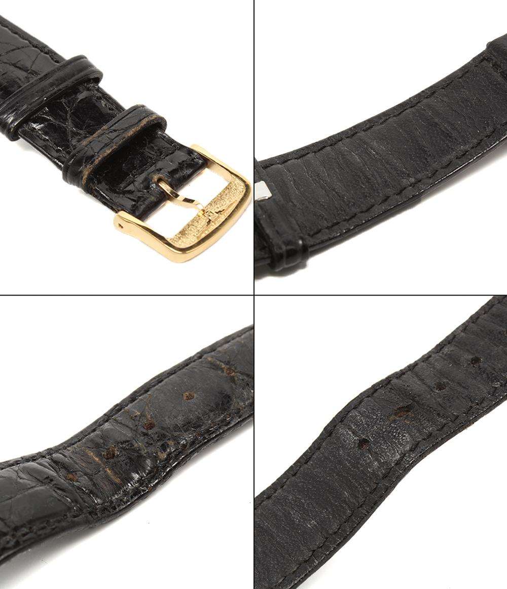 ロンジン 腕時計 スクエア 18K クオーツ ゴールド メンズ LONGINES