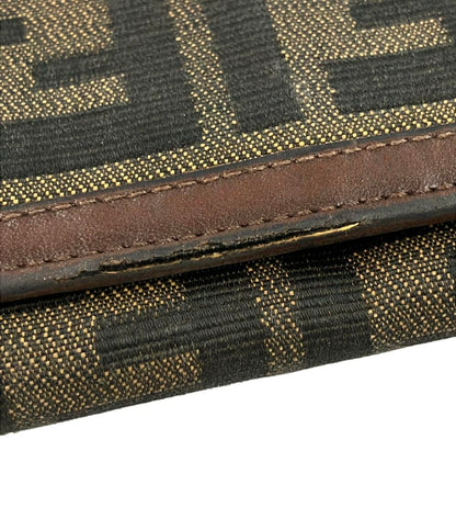 訳あり フェンディ 長財布 ズッカ メンズ FENDI