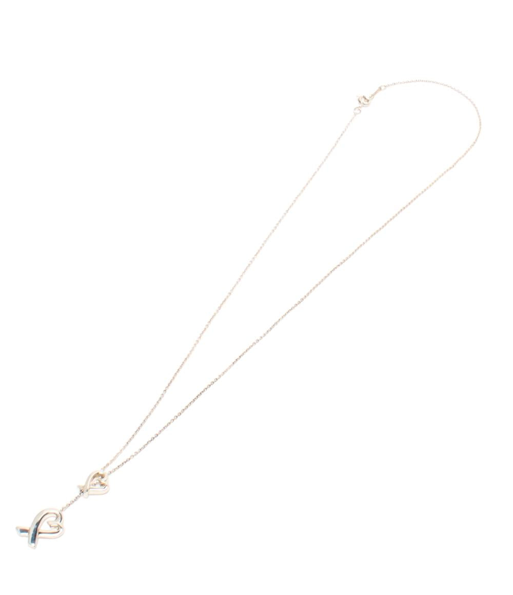 ティファニー ラリアット ネックレス SV925 ラビングハート パロマピカソ レディース TIFFANY&Co.