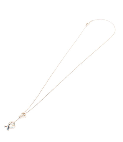 ティファニー ラリアット ネックレス SV925 ラビングハート パロマピカソ レディース TIFFANY&Co.