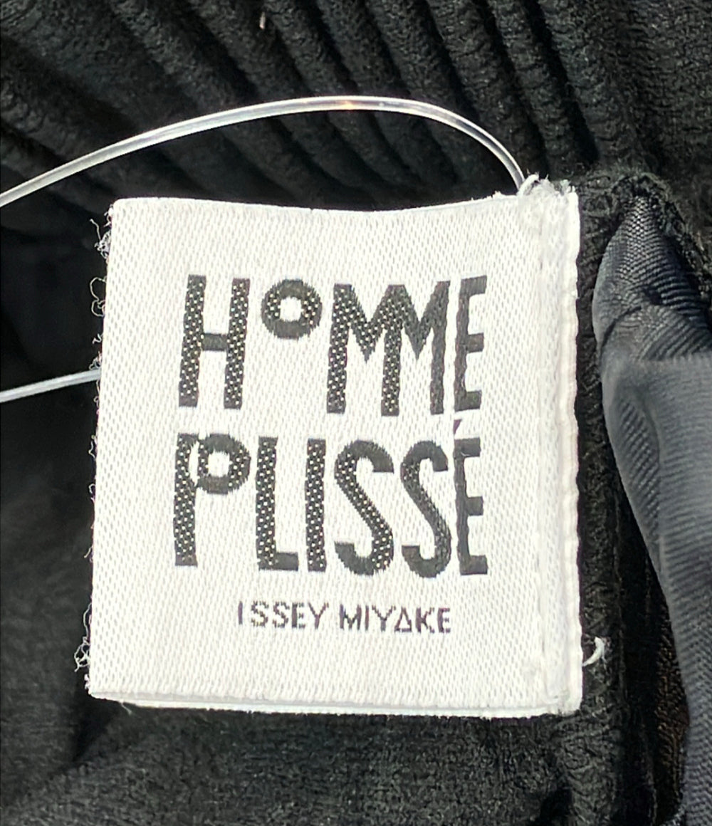 訳あり HOMME PLISSE ISSEY MIYAKE プリーツイージーパンツ hp55jf451 メンズ SIZE 2 (M) オム プリッセ イッセイミヤケ