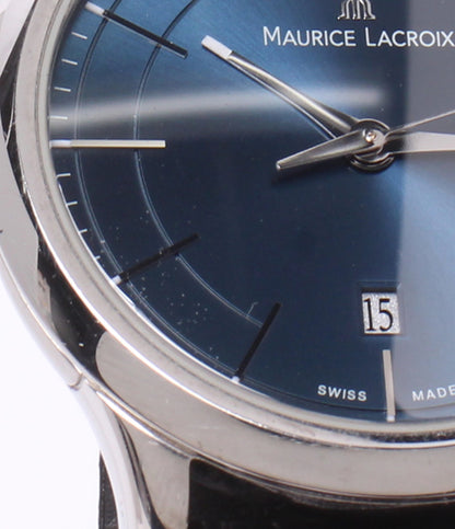 MAURICE LACROIX 腕時計 レ クラシック デイデイト クオーツ ブルー LC1007 メンズ モーリスラクロア