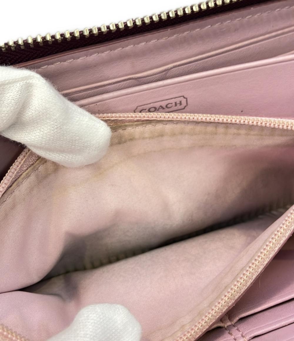 コーチ ラウンドファスナー長財布 レディース COACH